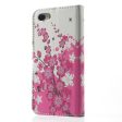 iPhone SE   5   5s Cover m. Pung Blomster Pink Hvid Online Sale