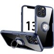 iPhone 13 Pro Max Håndværker Cover m. Magnetisk Kickstand - Gennemsigtig   Blå Online now