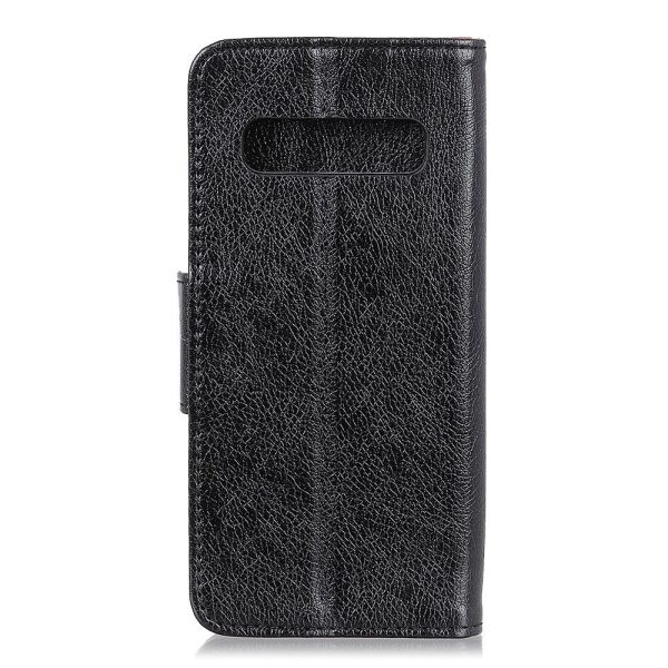 Samsung Galaxy S10e Klassisk Læder Cover m. Pung Sort Cheap