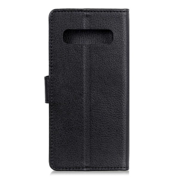 Samsung Galaxy S10+ (Plus) Soft Pouch Læder Cover m. Pung Sort Online Sale