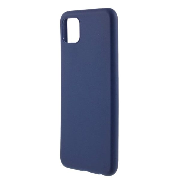 Samsung Galaxy A22 (5G) Fleksibel Plastik Cover - Navy Blå For Cheap