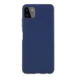 Samsung Galaxy A22 (5G) Fleksibel Plastik Cover - Navy Blå For Cheap