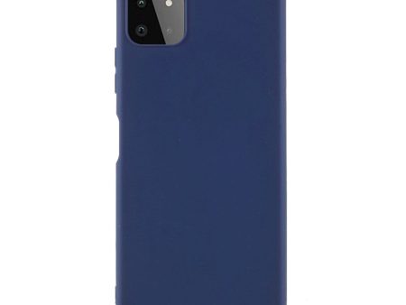 Samsung Galaxy A22 (5G) Fleksibel Plastik Cover - Navy Blå For Cheap