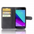 Samsung Galaxy Xcover 4   4s Soft Pouch Læder Etui m. Pung Sort Hot on Sale