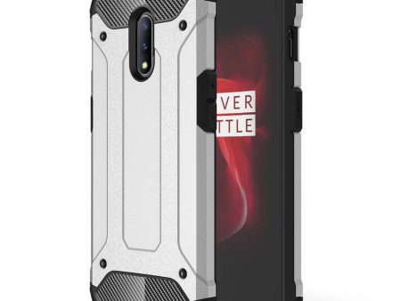 OnePlus 7 Armor Guard Hard Case Cover Sølv Discount