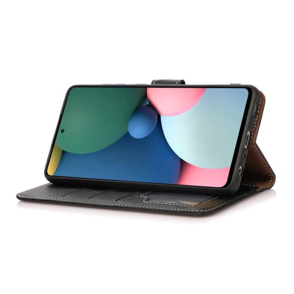 Motorola Moto G10   G20   G30 Litchi Læder Cover m. Pung - Sort Cheap