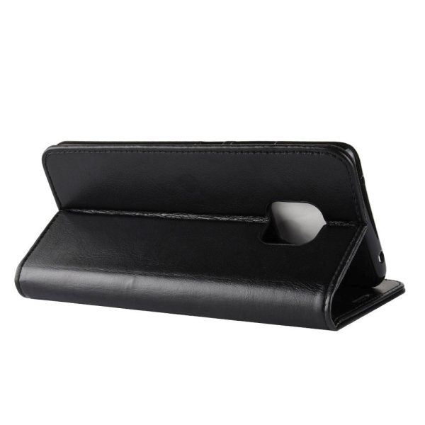 Huawei Mate 20 Pro Blank Læder Wallet Cover Sort Hot on Sale