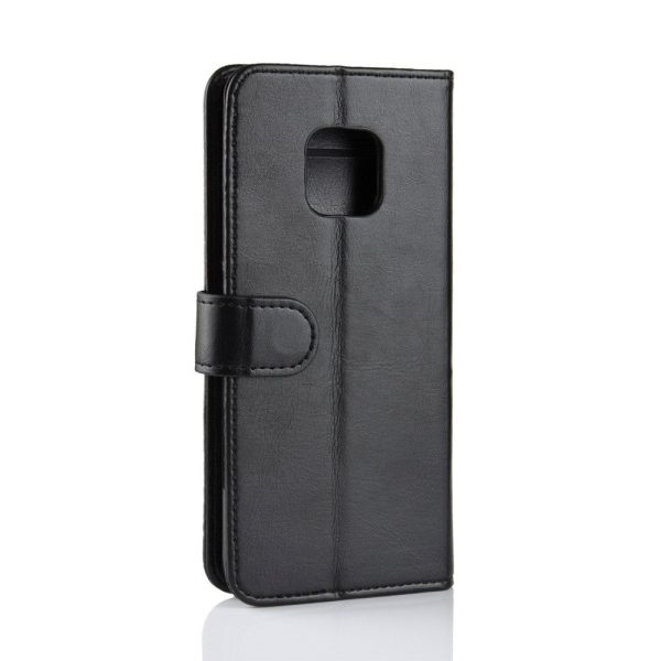 Huawei Mate 20 Pro Blank Læder Wallet Cover Sort Hot on Sale