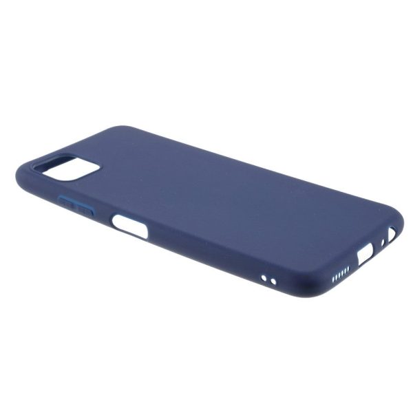 Samsung Galaxy A22 (5G) Fleksibel Plastik Cover - Navy Blå For Cheap