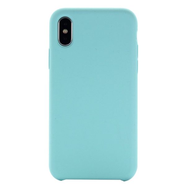 iPhone X   XS Soft Silicone Cover - Cyan Vol. 2 Online Hot Sale