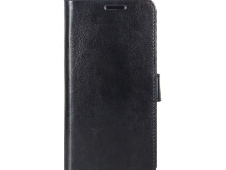 Huawei Mate 20 Pro Blank Læder Wallet Cover Sort Hot on Sale