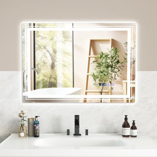 Defogging LED Bathroom Mirror with Memory Function and Anti-Fog-M Hot on Sale