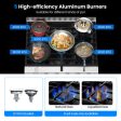 30 Inches 120V Natural Gas Range with 5 Burners Cooktop Hot on Sale