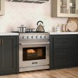 30 Inches 120V Natural Gas Range with 5 Burners Cooktop Hot on Sale