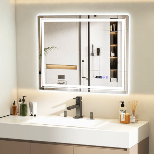 Defogging LED Bathroom Mirror with Memory Function and Anti-Fog-L Sale