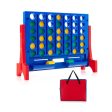 Jumbo 4-to-Score Connect Game Set with Carrying Bag and 42 Coins-Red Hot on Sale