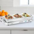 2 in 1 Electric Warming Tray with Temperature Control Online Sale