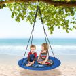 40 Inches Saucer Tree Swing with Adjustable Hanging Ropes and 900D Oxford Fabric-Whale on Sale