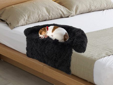 Plush Calming Dog Couch Bed with Anti-Slip Bottom-S Online