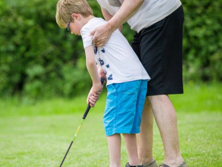 Junior Complete Golf Club Set Right Hand with Rain Hood for Kids-Green on Sale