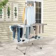 Large Foldable Clothes Drying Rack with Tall Hanging Bar Sale