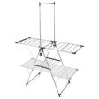 Large Foldable Clothes Drying Rack with Tall Hanging Bar Sale