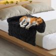 Plush Calming Dog Couch Bed with Anti-Slip Bottom-M Online Sale