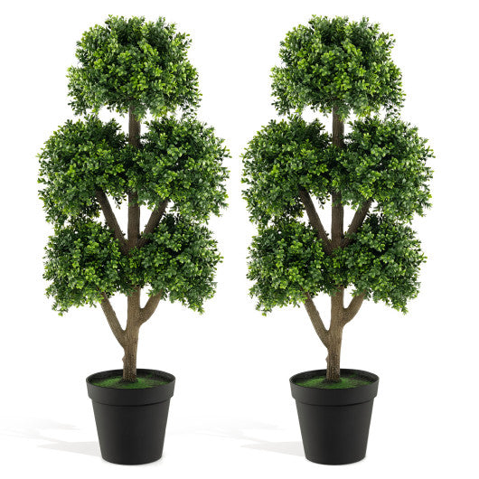 45 Inch Artificial Boxwood Topiary Ball Tree Cheap