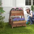 Vertical Raised Garden bed with 3 Wooden Planter Boxes-S Sale