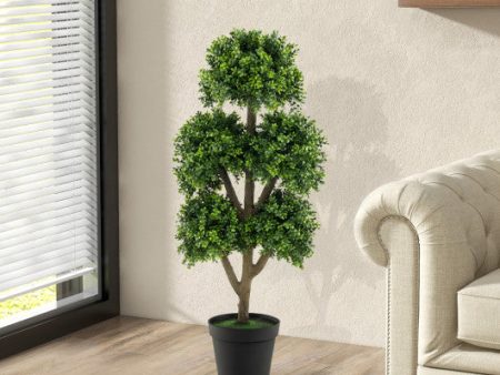 45 Inch Artificial Boxwood Topiary Ball Tree Cheap