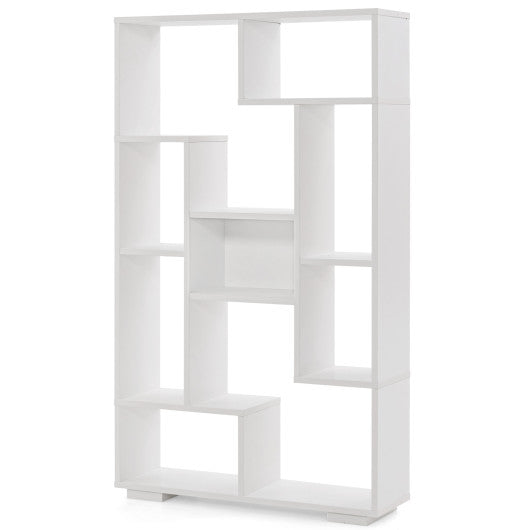 47-Inch Tall Bookshelf for Home Office Living Room-White Discount