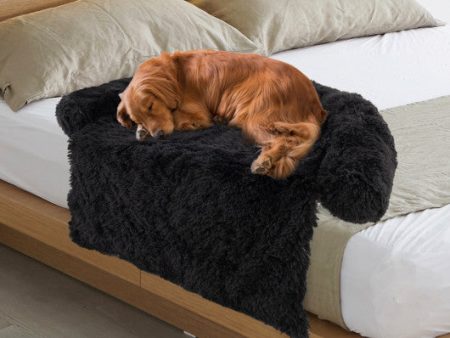 Plush Calming Dog Couch Bed with Anti-Slip Bottom-L Online Hot Sale