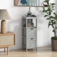 Freestanding Storage Cabinet with 2 Removable Drawers for Bathroom-Gray Online now