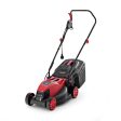 10 AMP 13 Inch Electric Corded Lawn Mower with Collection Box-Red Discount