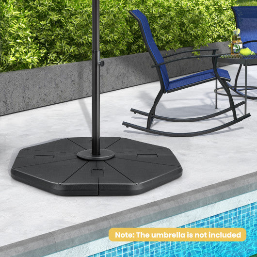 4-Piece Fillable Umbrella Base Stand for Garden Yard Poolside For Cheap