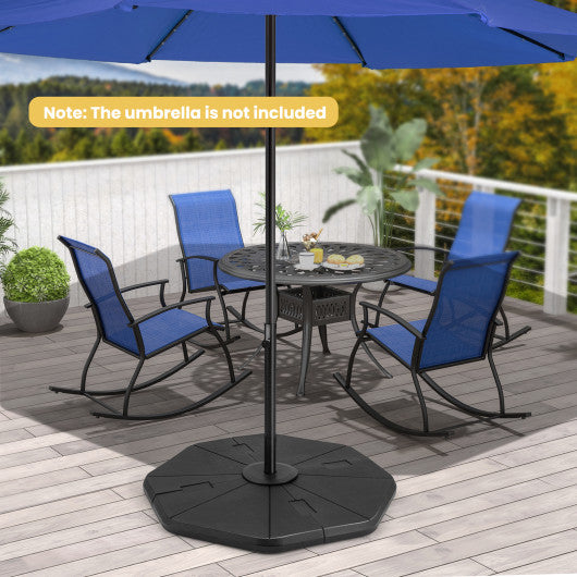 4-Piece Fillable Umbrella Base Stand for Garden Yard Poolside For Cheap