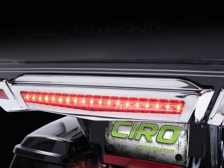 Ciro Center Brake Light for Harley Tour Pak-Chrome Online Hot Sale