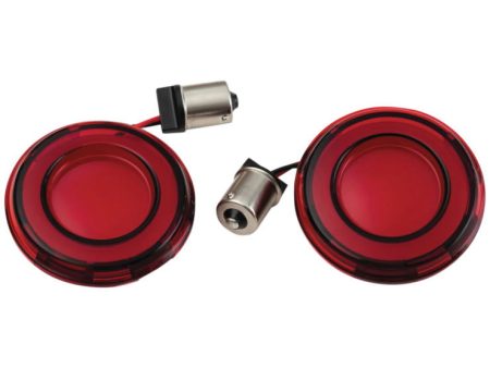 Kuryakyn Tracer LED Rear Turn Signal Inserts-Red For Discount