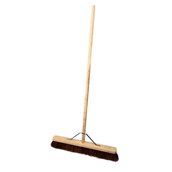 HEAVY DUTY PLATFORM BROOM AND HANDLE 24  Sale