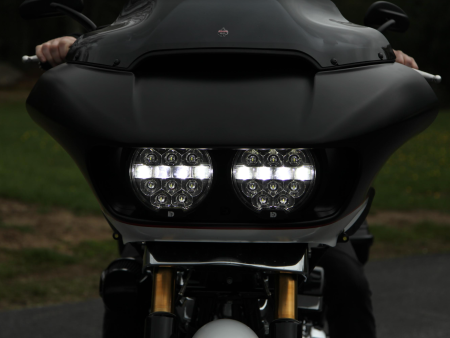 Denali Destroyer Headlight for Harley Davidson Shark Nose Fairing (2014 to 2023) For Sale