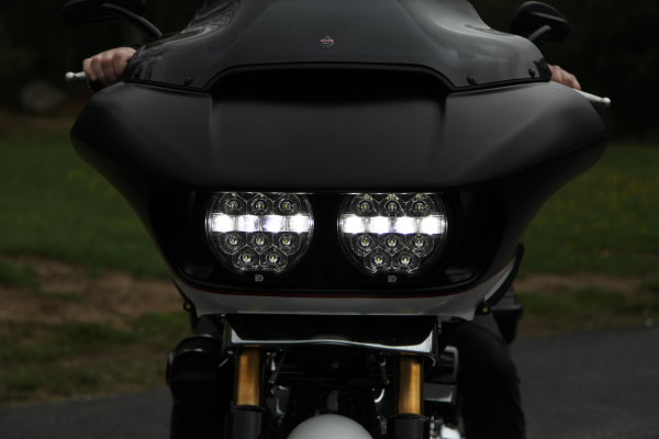 Denali Destroyer Headlight for Harley Davidson Shark Nose Fairing (2014 to 2023) For Sale