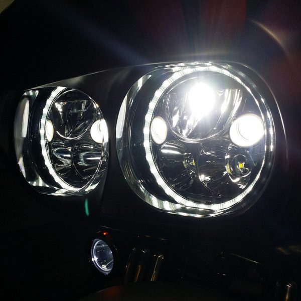 Ciro Vision X-XMC LED Headlight & Accessories in Chrome or Black Chrome Online now