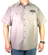 Support Mechanic Shop Shirt-Men s-Grey Fashion