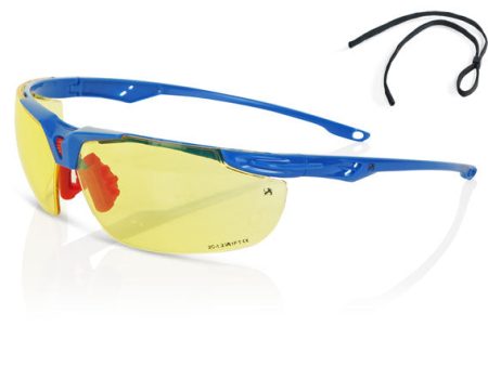 YELLOW SPORTS STYLE SAFETY SPECTACLE Cheap