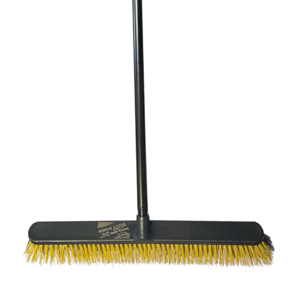 24  HEAVY DUTY BROOM AND HANDLE Fashion